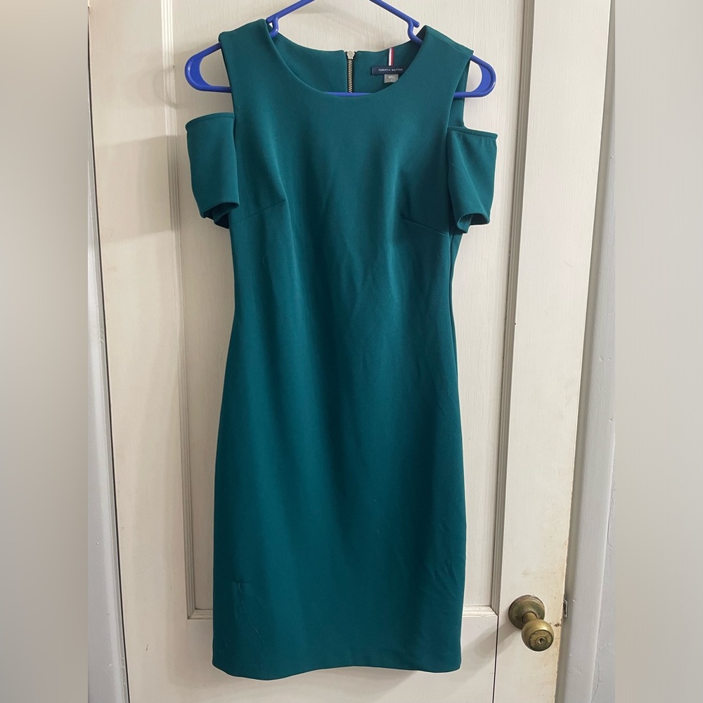 Tommy Hilfiger Cold Shoulder Sheath Dress